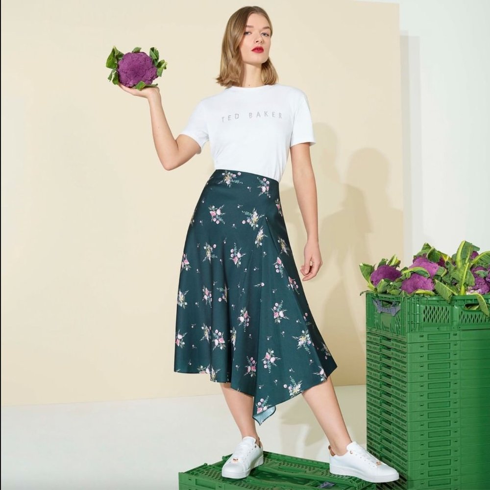 Ted Baker Anabell Flourish Asymmetric Skirt